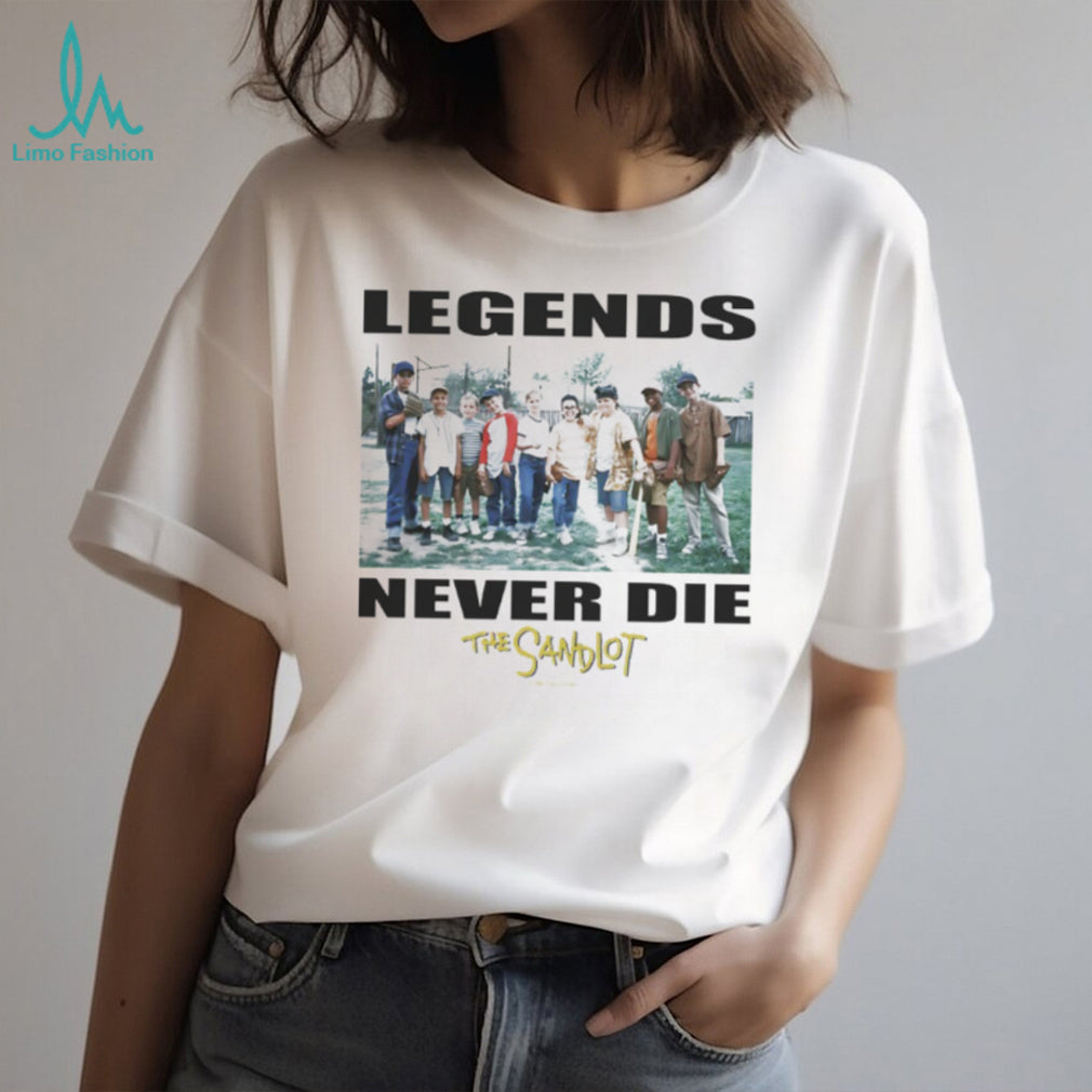 The Sandlot Legends Never Die Vintage Movie Cast Photo T shirt