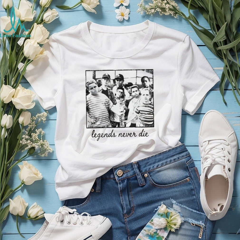 The Sandlot Movie Cast Legends Never Die Vintage T Shirt