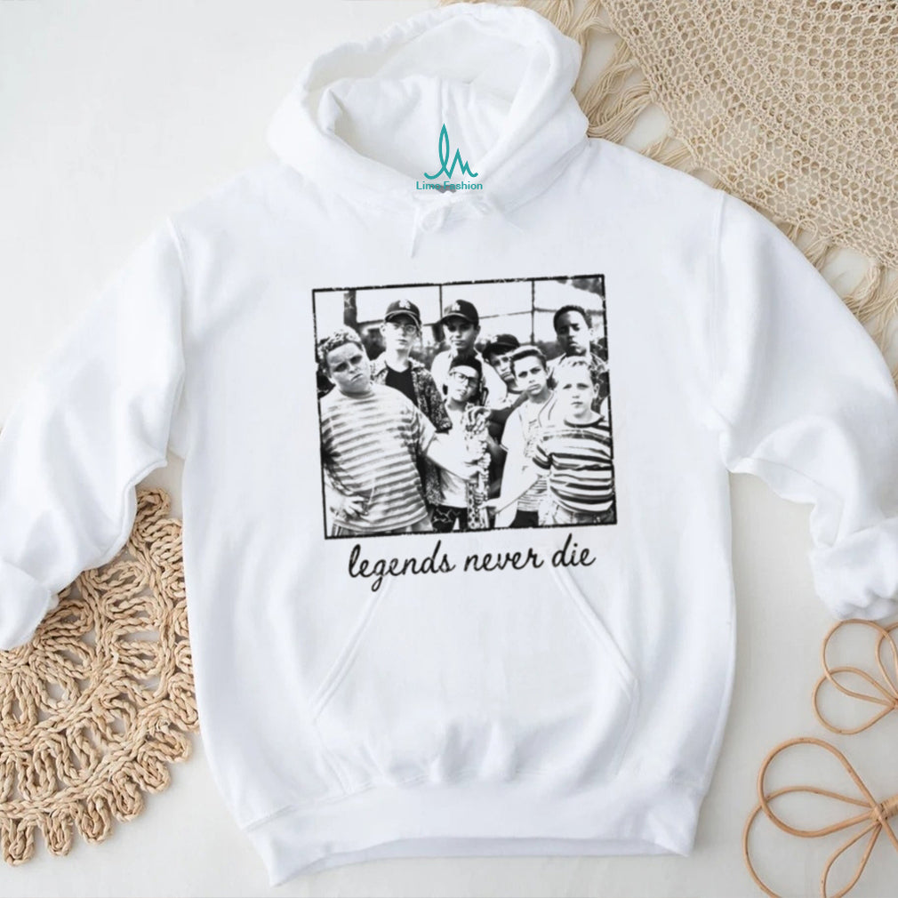 The Sandlot Movie Cast Legends Never Die Vintage T Shirt