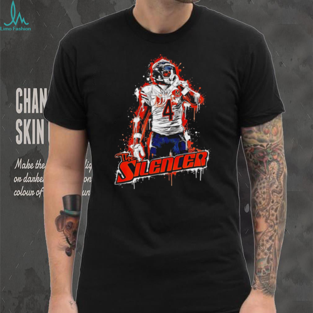 The Silencer Football Player Splash Art Urban Streetwear T Shirt