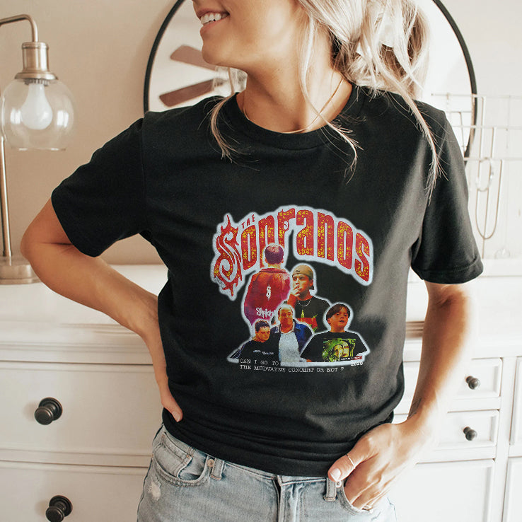 The Sopranos Slipknot Can I Go To The Mudvayne Concert Or Not T Shirt