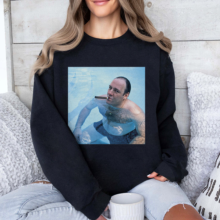 The Sopranos Tony Soprano Pool Cigar TV Show Fan T Shirt