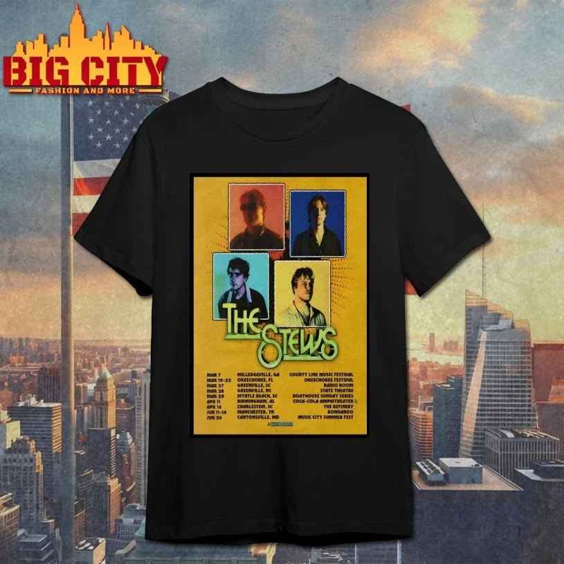 The Stews USA 2026 Tour Poster t-shirt