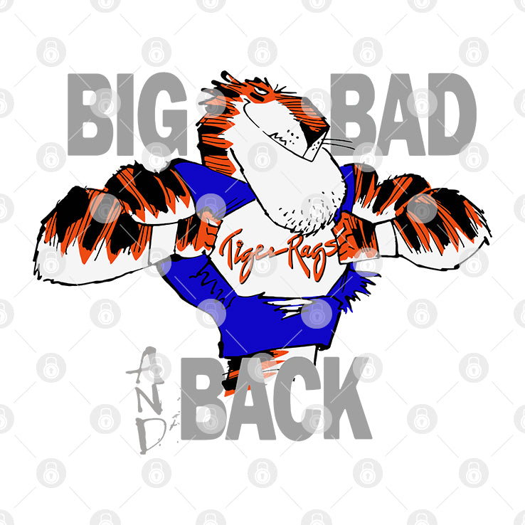 The Tiger Rags Big Bad And Back T Shirt