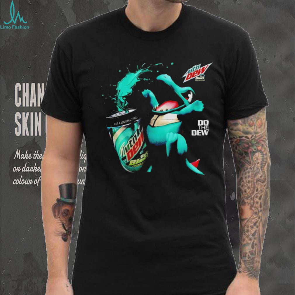 The Totodile x Mountain Dew Baja Blast Do The Dew Pocket Monster shirt