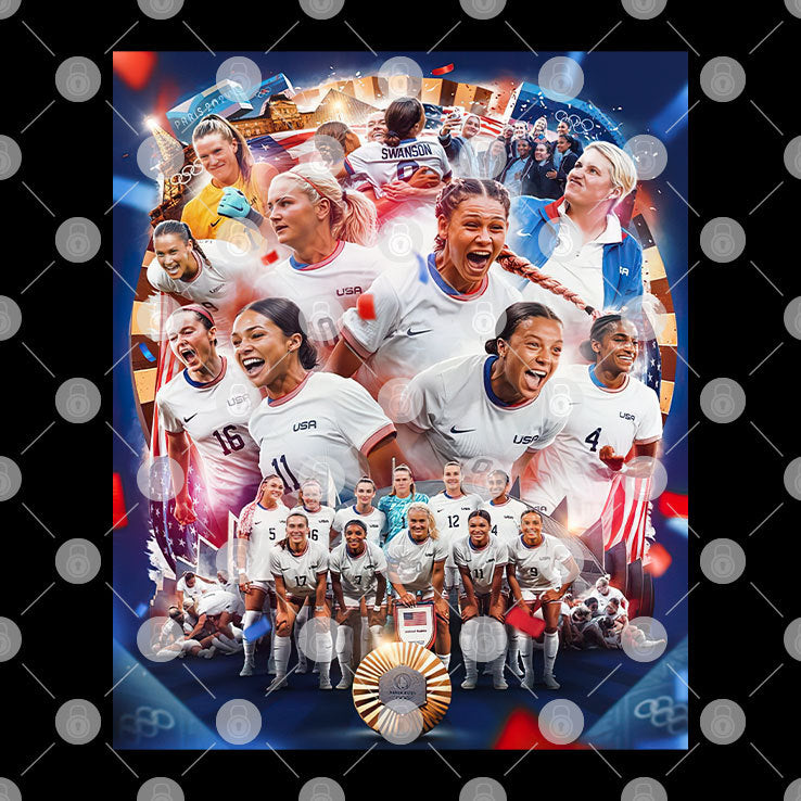 The USWNT Win Gold At The Olympics T Shirt