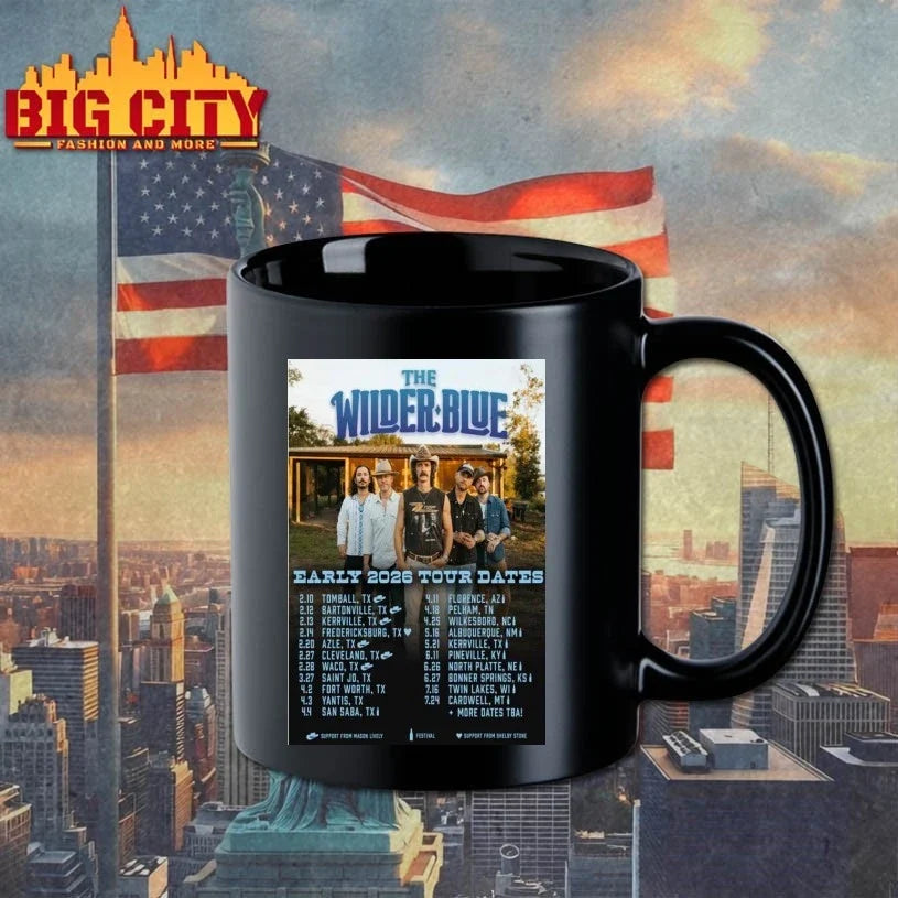 The Wilder Blue Early 2026 Tour Poster t-shirt