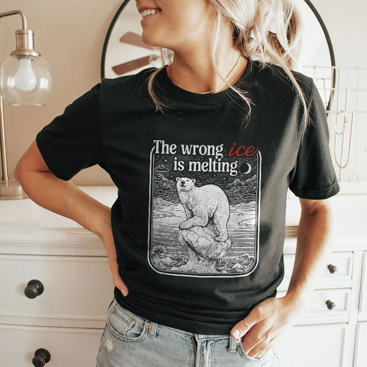The Wrong ICE Is Melting Tee Shirt
