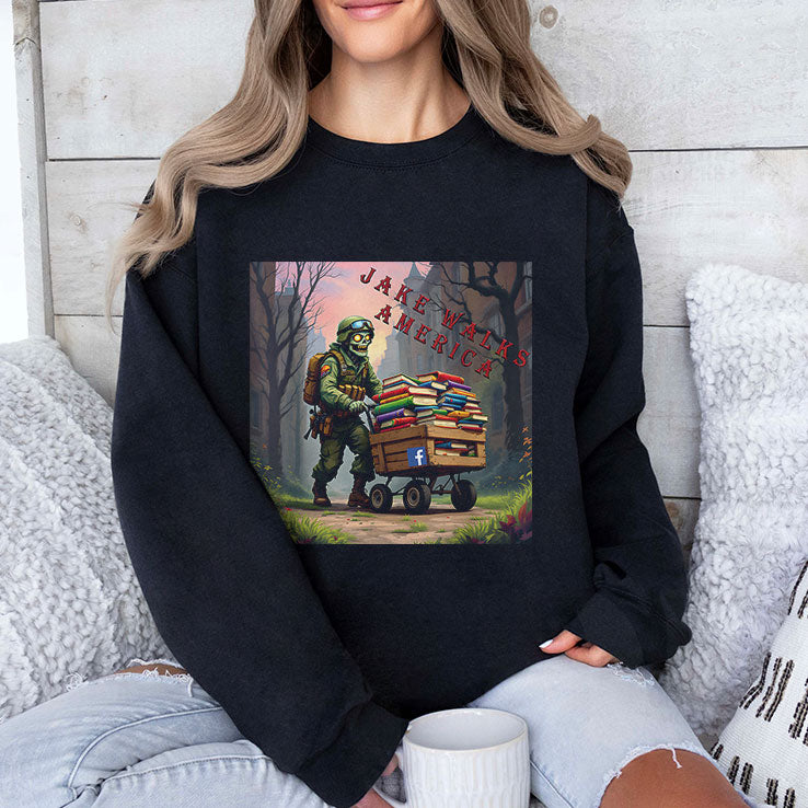The Zombie Pusher Jake Walks America T Shirt