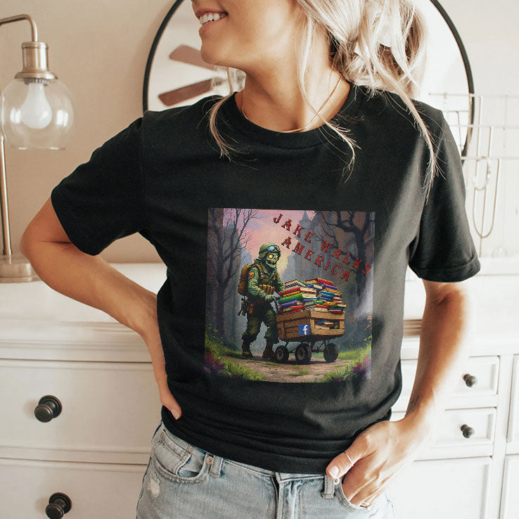The Zombie Pusher Jake Walks America T Shirt