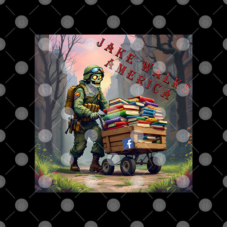 The Zombie Pusher Jake Walks America T Shirt