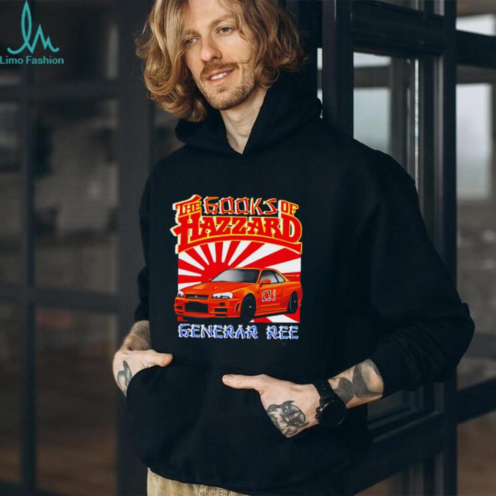 The gooks of Hazzard Generar Ree Japanese rising sun background shirt