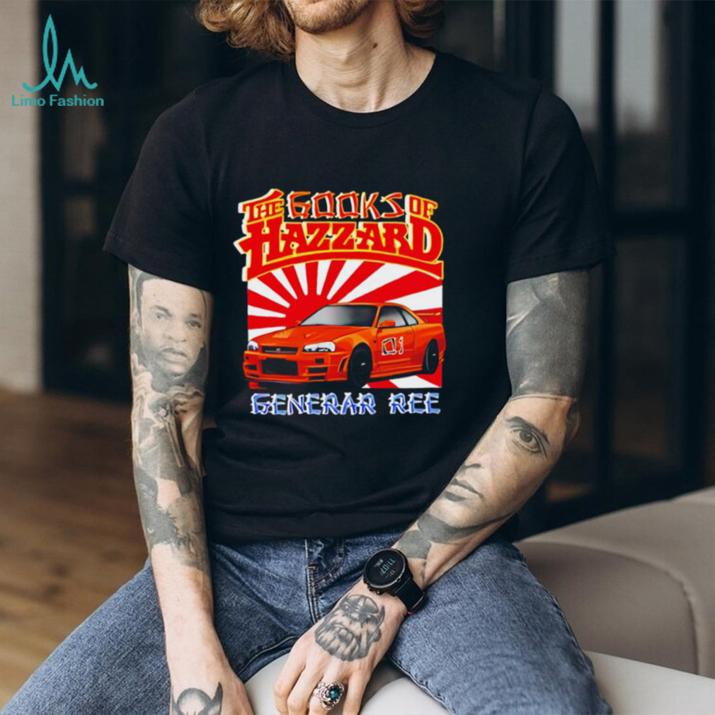 The gooks of Hazzard Generar Ree Japanese rising sun background shirt