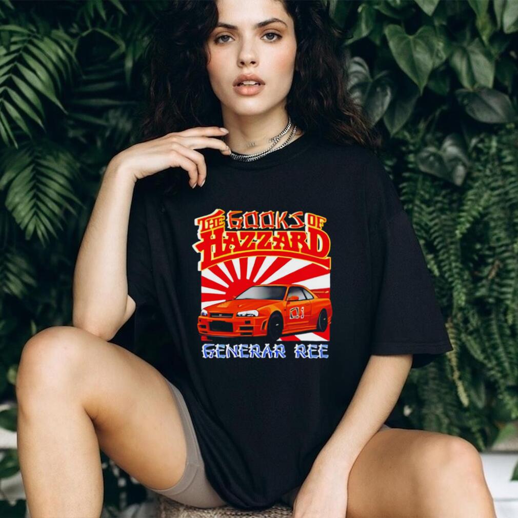 The gooks of Hazzard Generar Ree Japanese rising sun background shirt