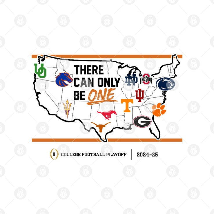 There Can Only Be One College Football Playoff Shirt
