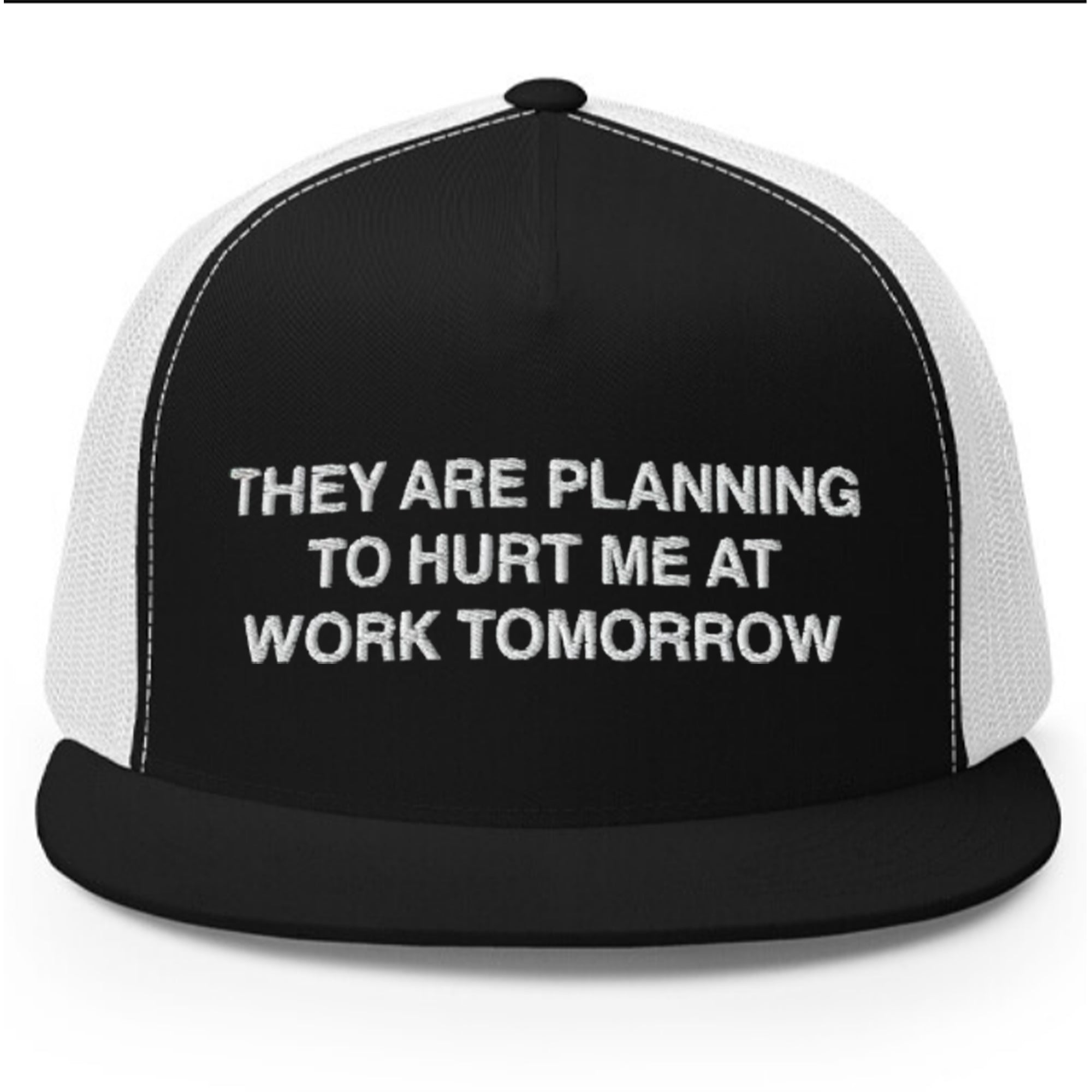They Are Planning To Hurt Me At Work Tomorrow Hat