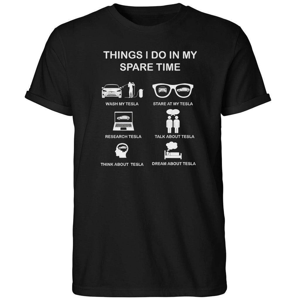 Things I Do In My Spare Time Tesla Fan Club 2026 Shirt