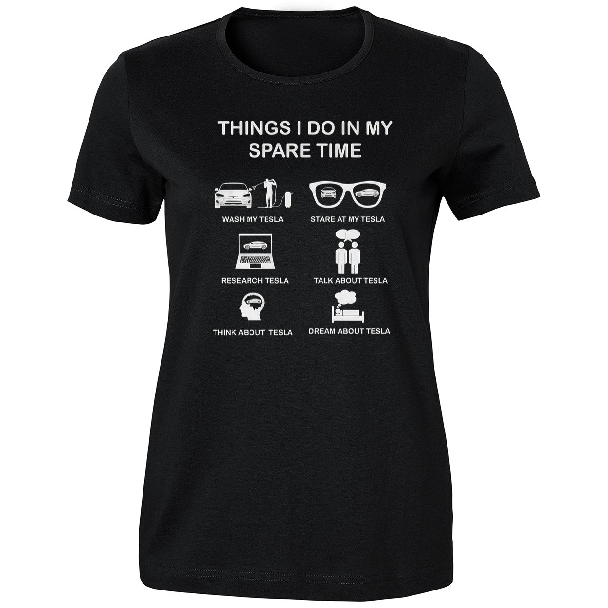 Things I Do In My Spare Time Tesla Fan Club 2026 Shirt