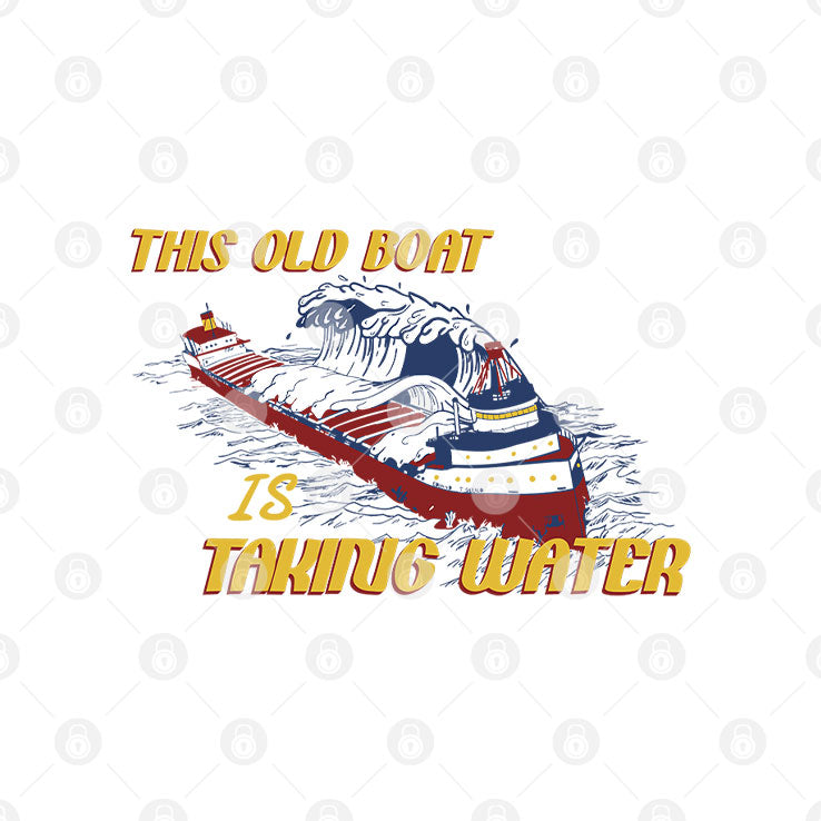 This Boat Is Taking Water Edmund Fitzgerald Memorial Shirt