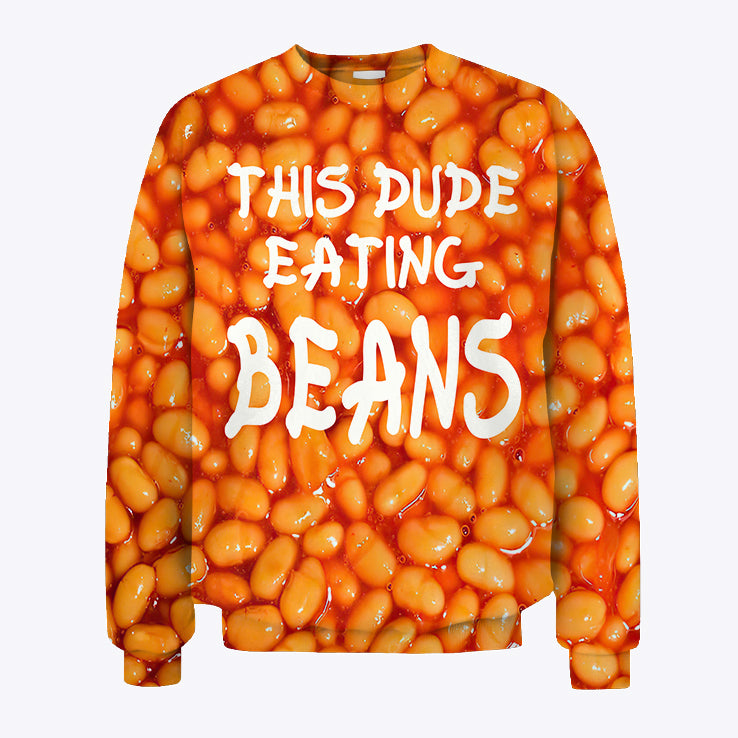 This Dude Eating Beans Sweatshirt This Nigga Eating Beans Meme