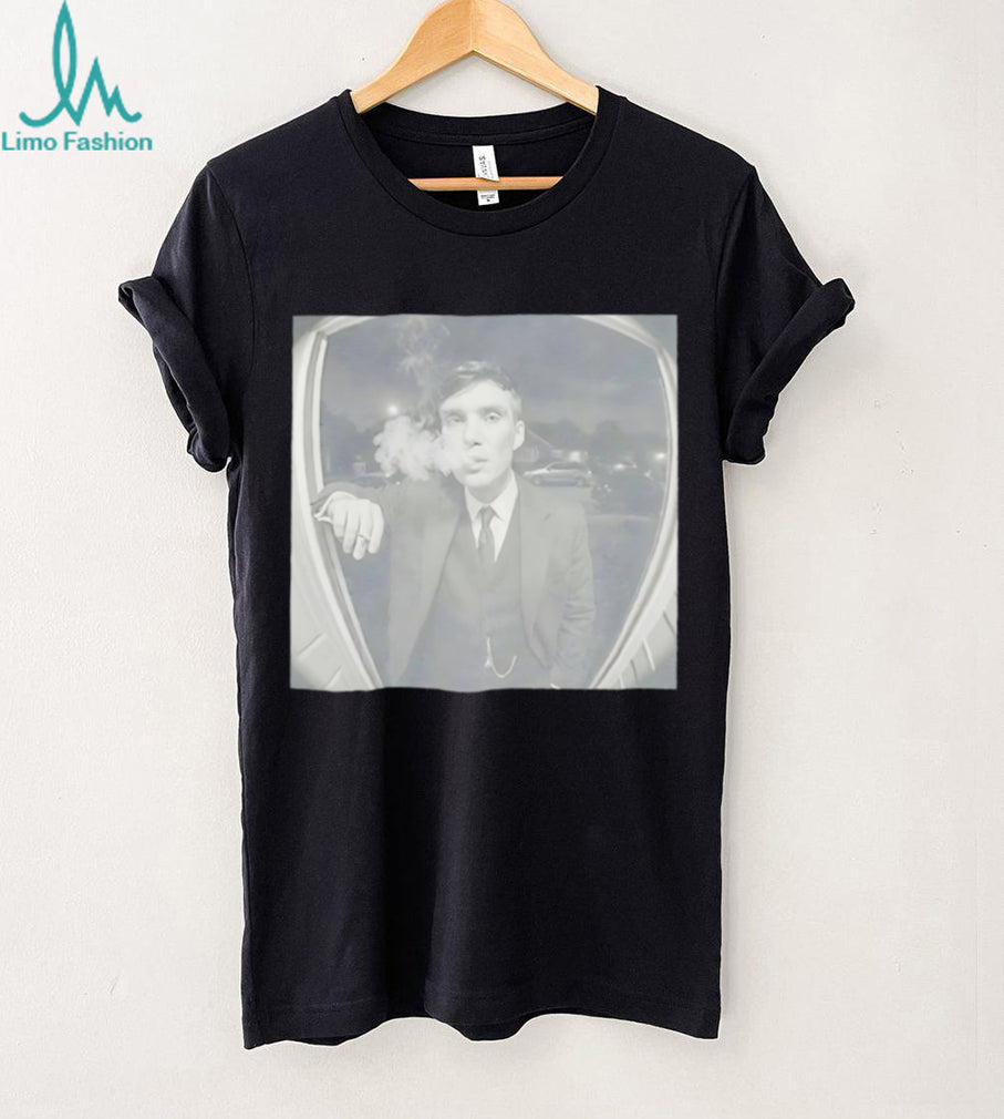 Thomas Shelby Peaky Blinders Ring Camera Smoking Meme T Shirt