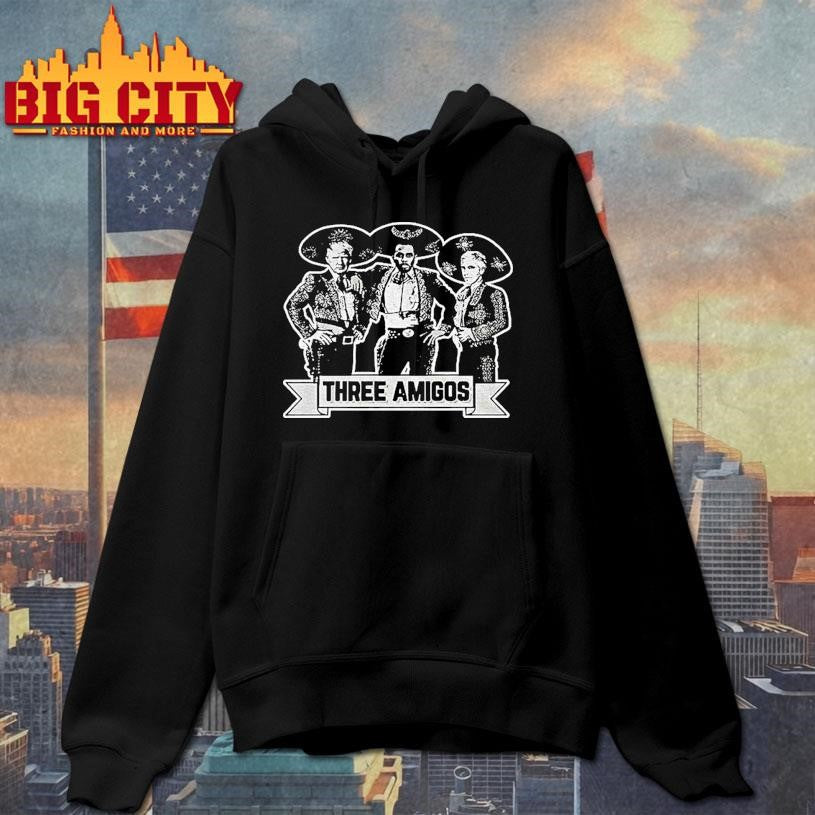 Three Amigos Parody Edgy Pop Culture Trump Diddy Epstein Funny Meme Shirt