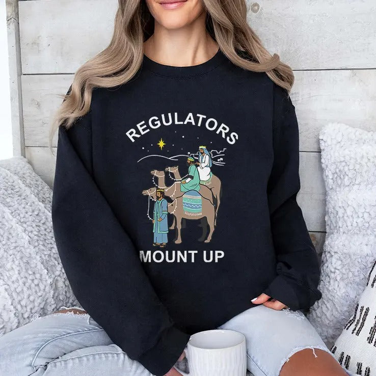 Three Kings Regulators Mount Up Christmas T Shirt