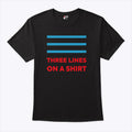 Three Lines On A Shirt England Europe T Shirt