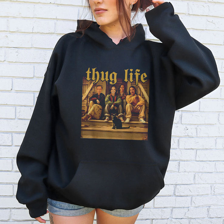 Thug Life Kamala Ruth Bader Ginsburg AOC Michelle 2024 Feminist Shirt