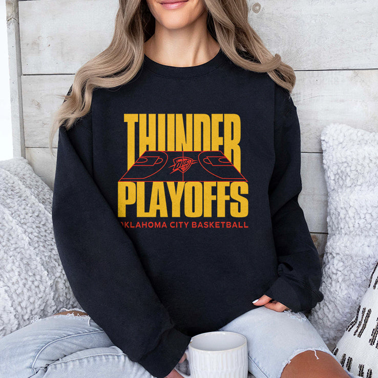 Thunder Playoffs Oklahoma City Basketball 2025 T Shirt