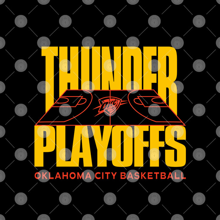 Thunder Playoffs Oklahoma City Basketball 2025 T Shirt
