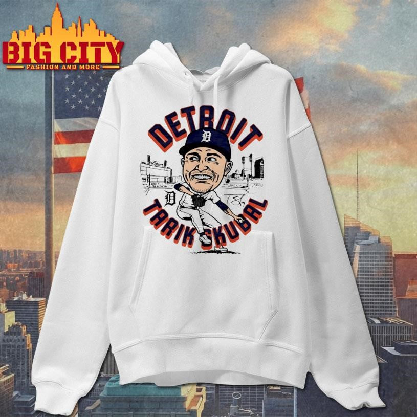 Tigers Tarik Skubal Player Signature Caricature Shirt
