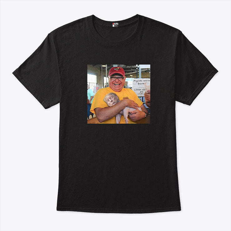 Tim Walz Holding Trump Piglet Shirt