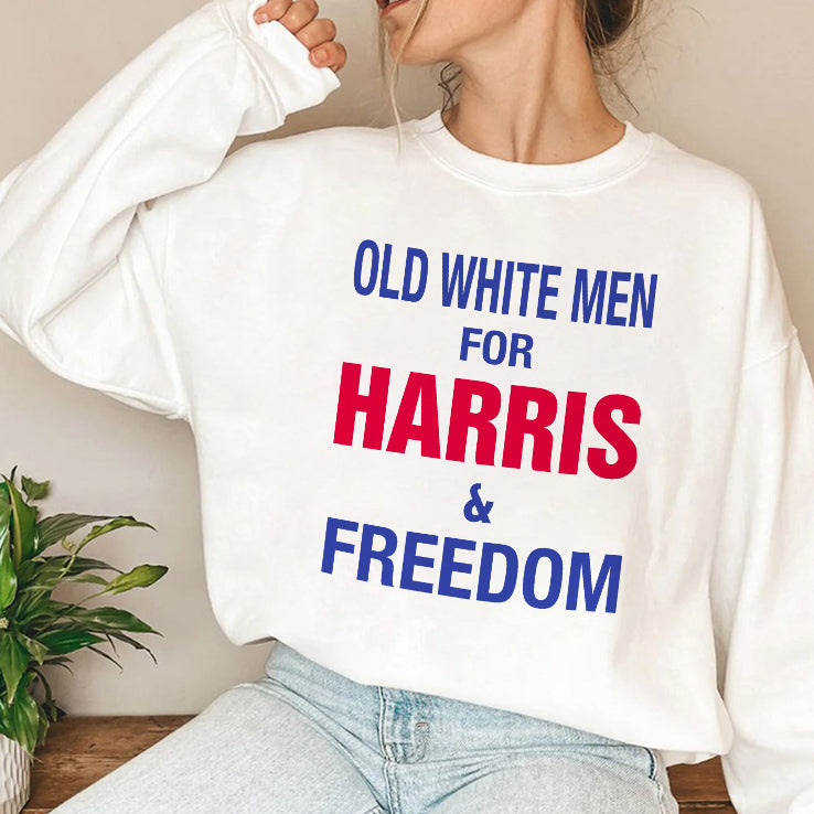 Tim Walz Old White Men For Harris & Freedom Shirt