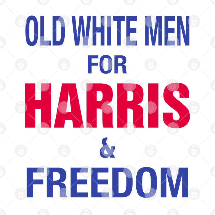 Tim Walz Old White Men For Harris & Freedom Shirt