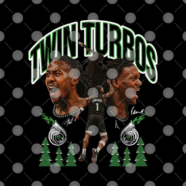Minnesota Timberwolves Twin Turbos T Shirt