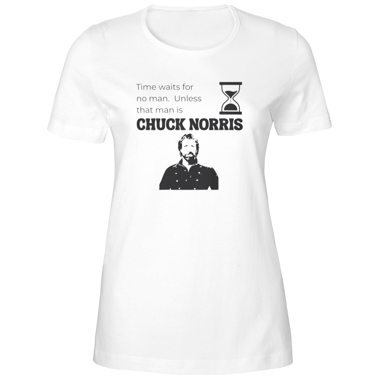 Time Waits For No Man Unless That Man Is Chuck Norris Shirt