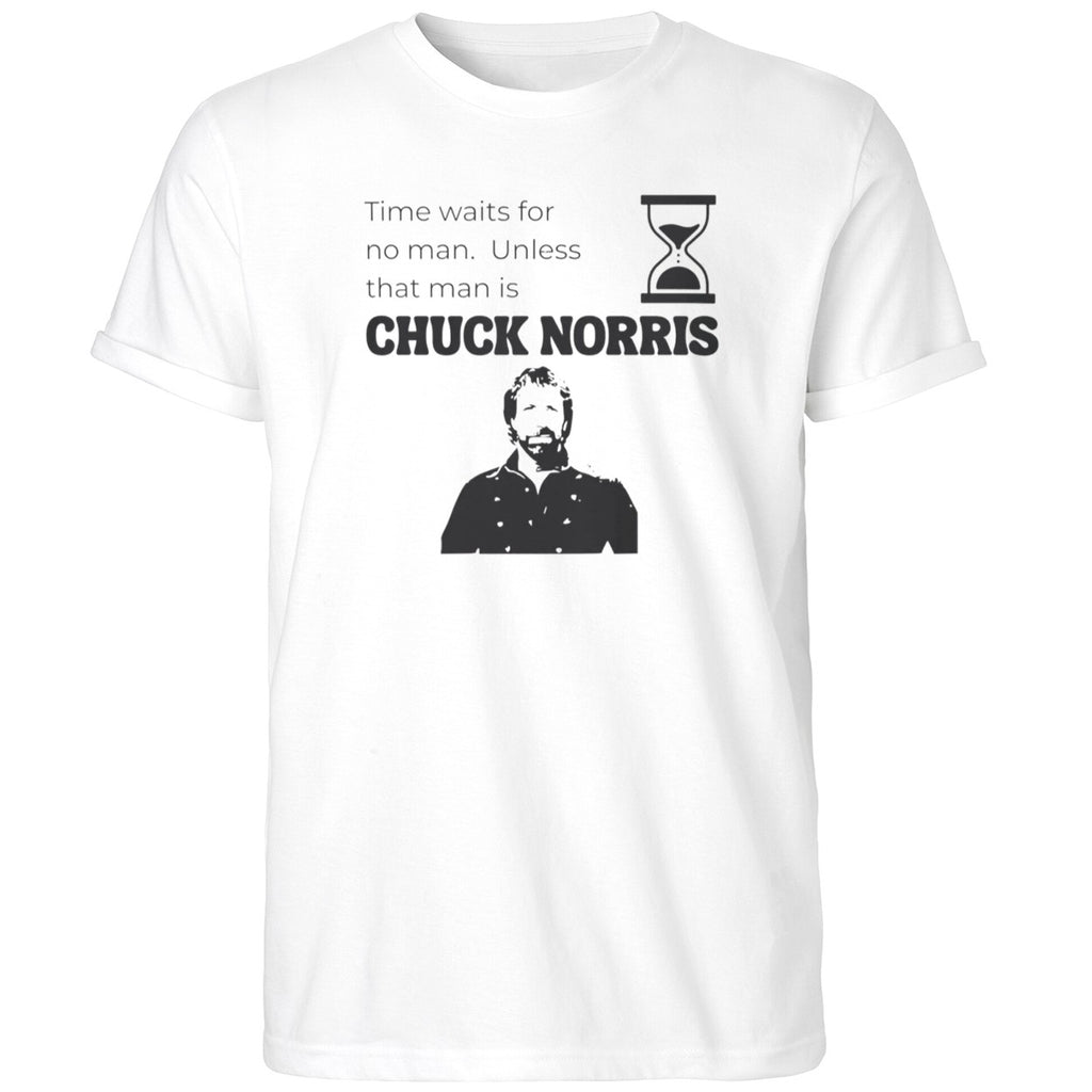 Time Waits For No Man Unless That Man Is Chuck Norris Shirt