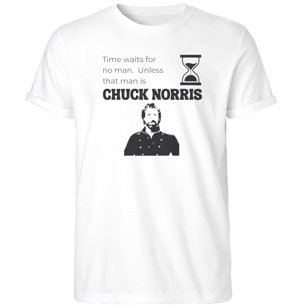 Time Waits For No Man Unless That Man Is Chuck Norris Shirt