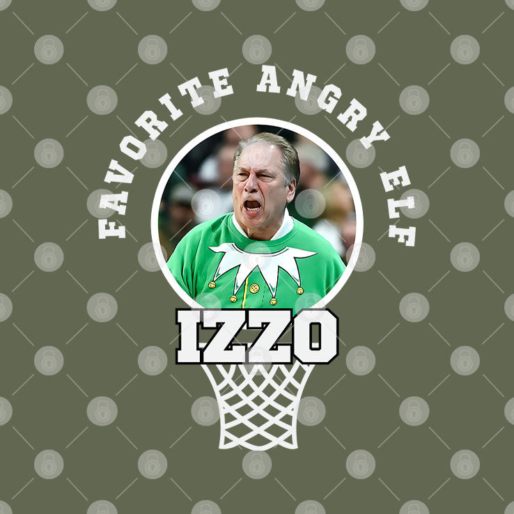 Tom Izzo Favorite Angry Elf Izzo T Shirt