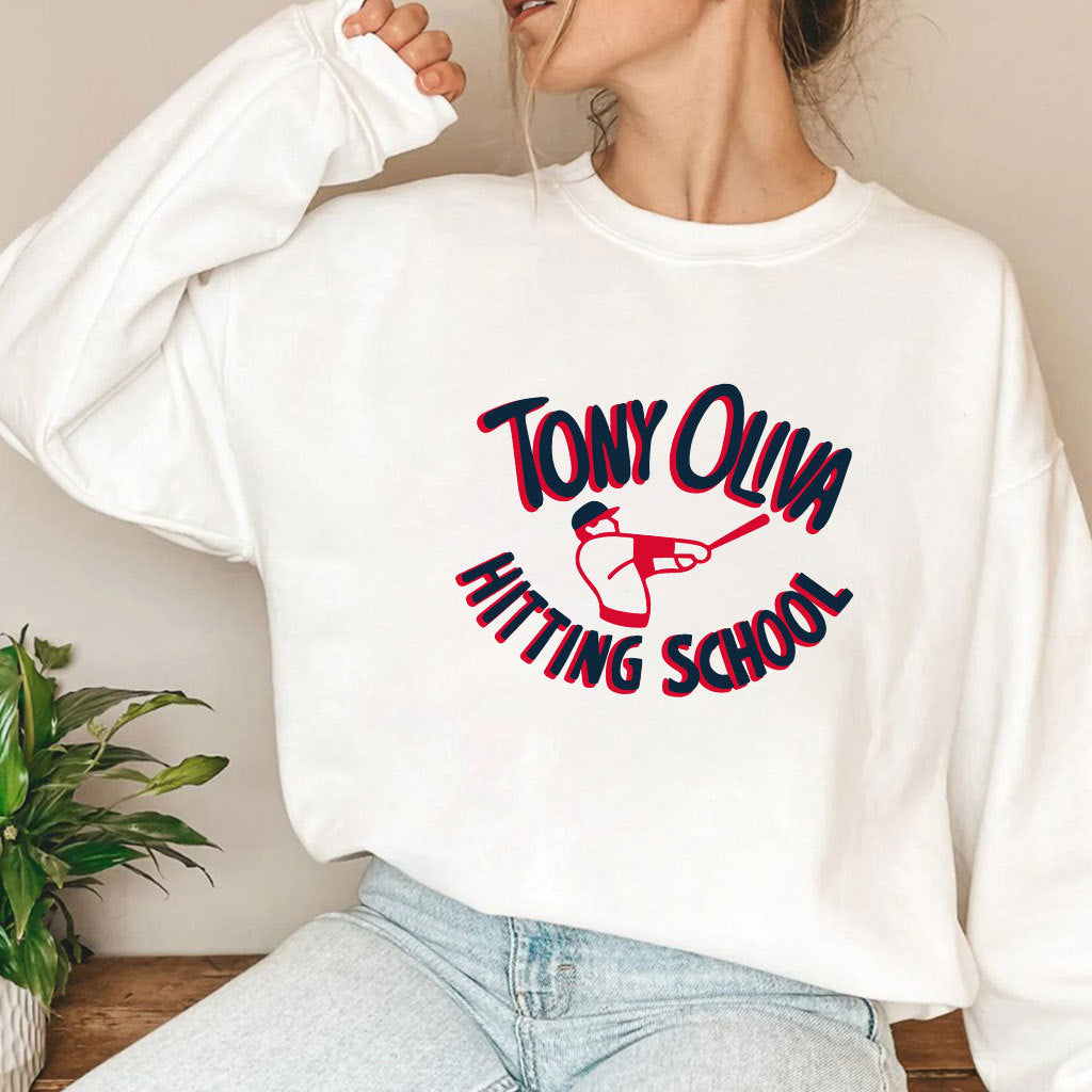 Tony Oliva Hitting School Baseball T Shirt