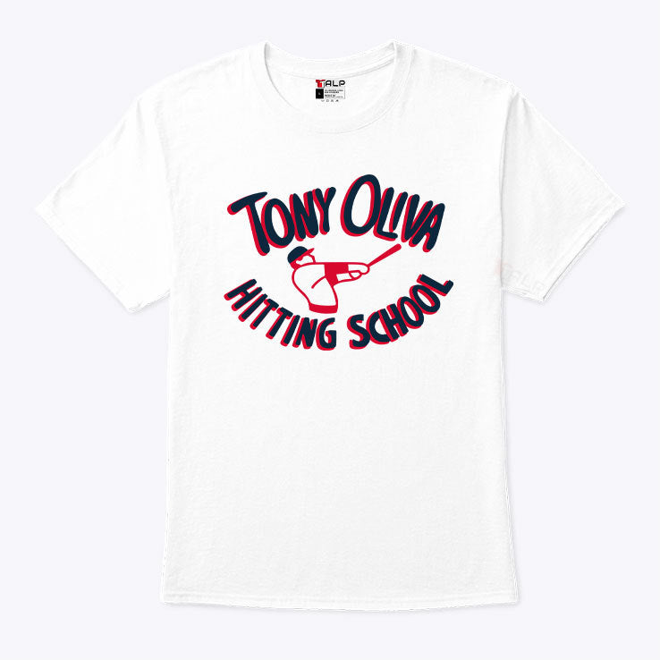 Tony Oliva Hitting School Baseball T Shirt