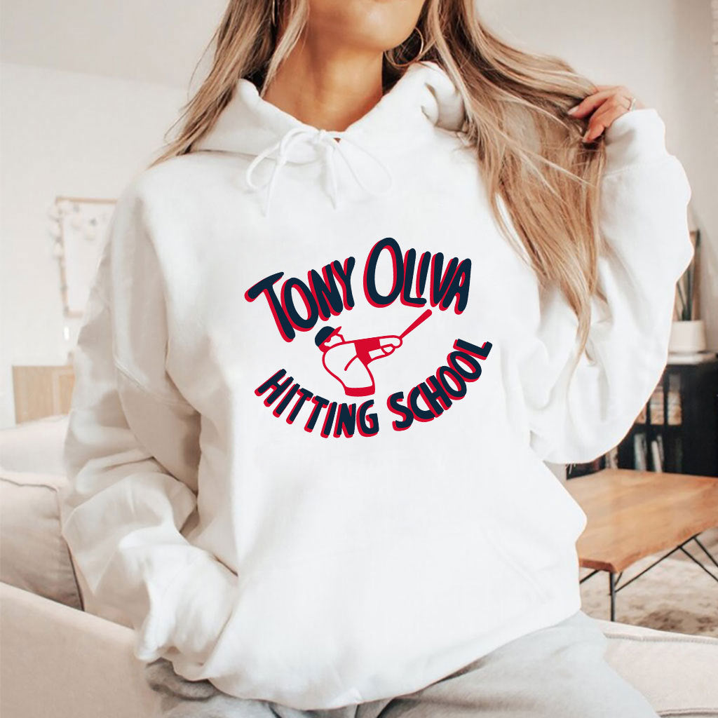 Tony Oliva Hitting School Baseball T Shirt