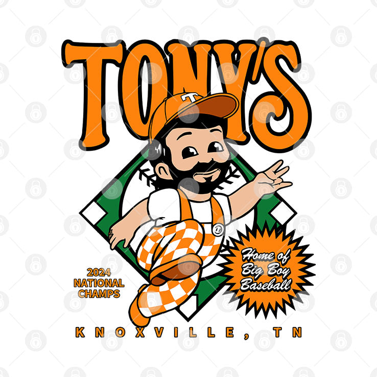 Tony’s Big Boy Tennessee Volunteers T Shirt