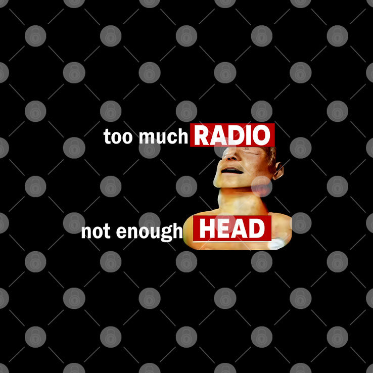 Too Much Radio Not Enough Head T Shirt