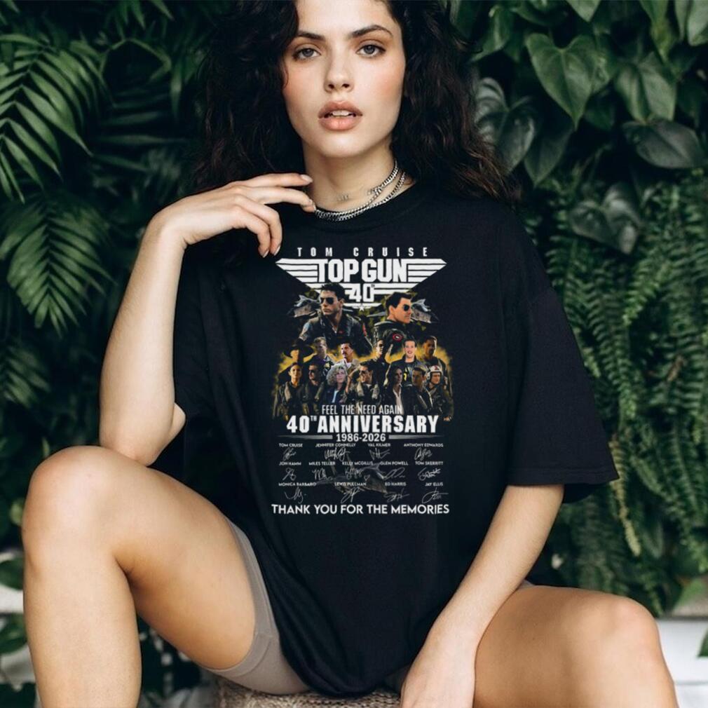 Gun 40th Anniversary Movie Cast Signatures Shirt