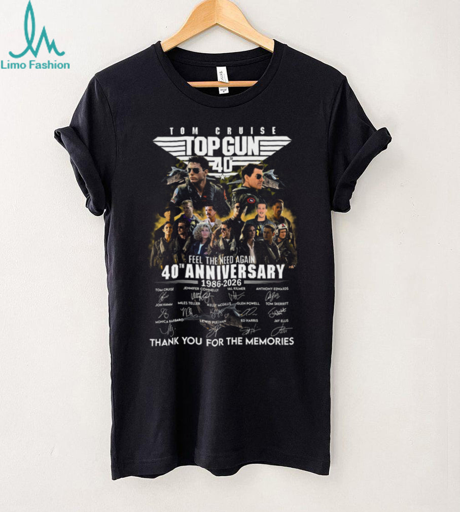 Gun 40th Anniversary Movie Cast Signatures Shirt
