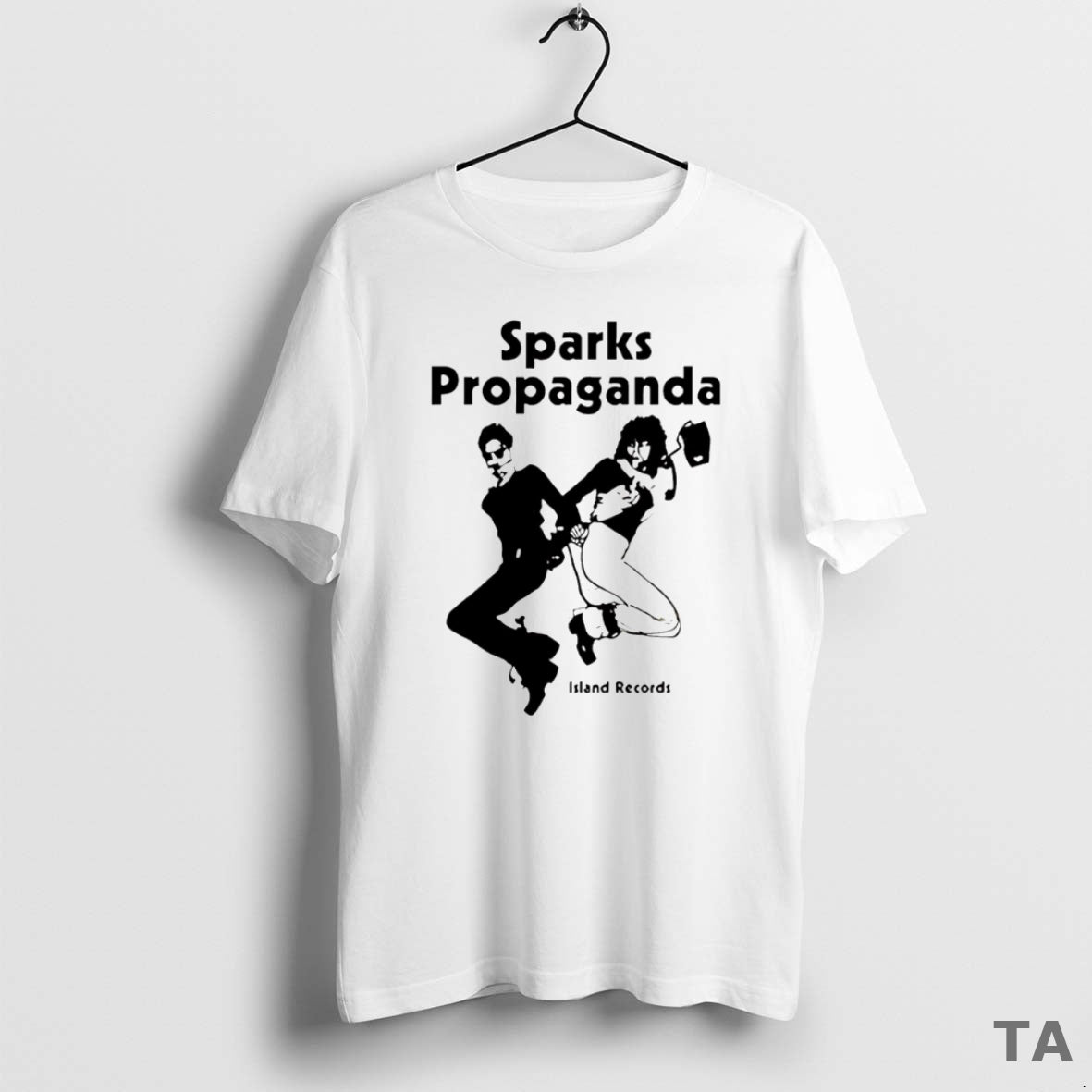 Top Sparks Propaganda Island Records T-Shirts