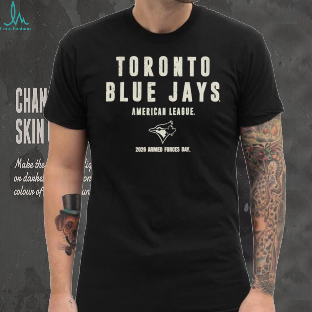 Toronto Blue Jays 2026 Armed Forces Day American League T Shirt