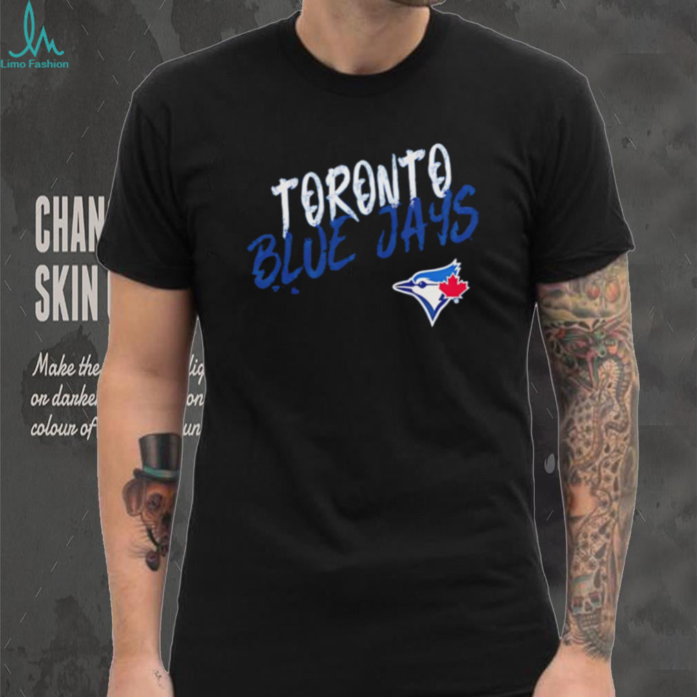 Toronto Blue Jays Classic Logo and Script T Shirt
